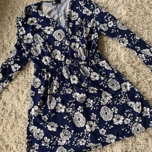 ASOS Club L Plus Skater Dress in Floral